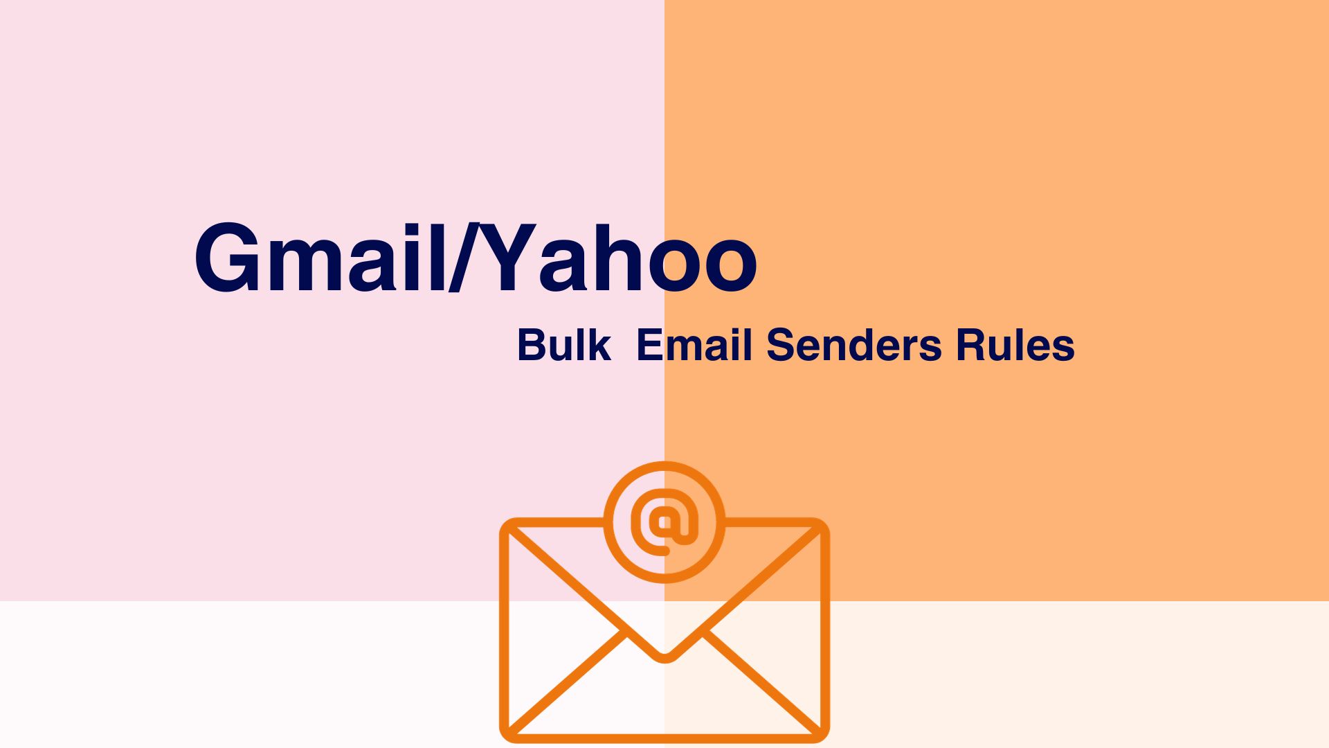 Gmail and Yahoo bulk email sender requirements compliance