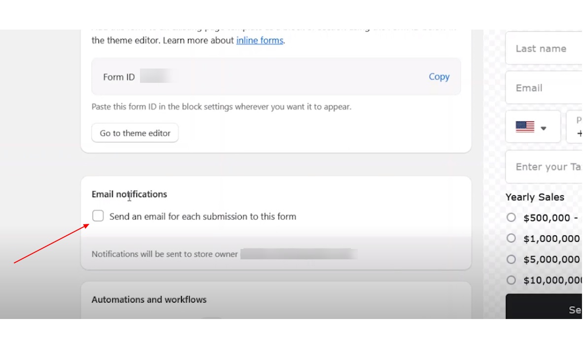 Shopify adds email notification feature to forms app